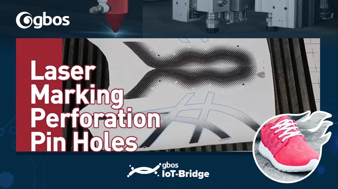 Shoe Upper Pin Hole Laser Marking