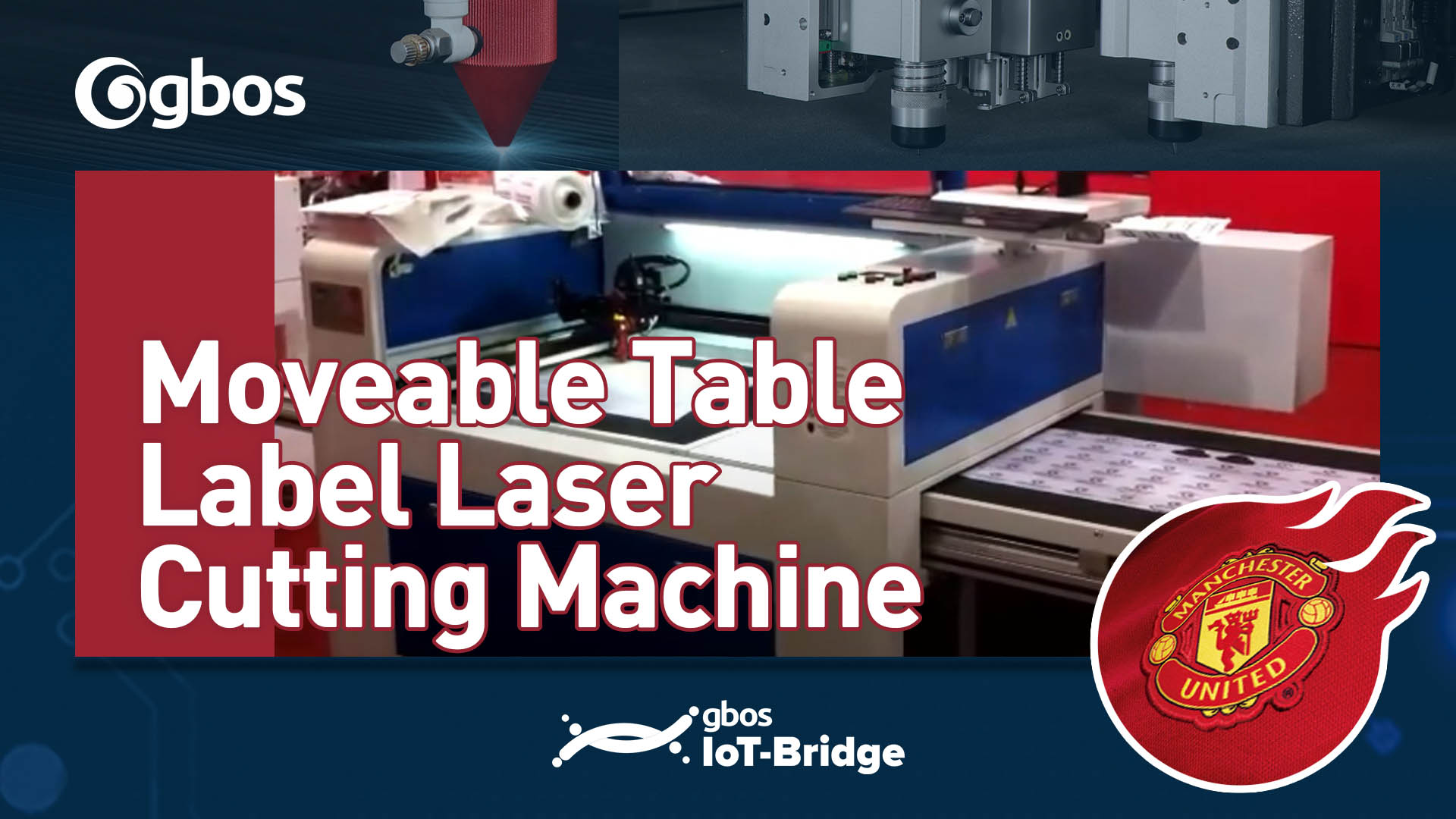 Moveable Table Label Laser Cutting Machine