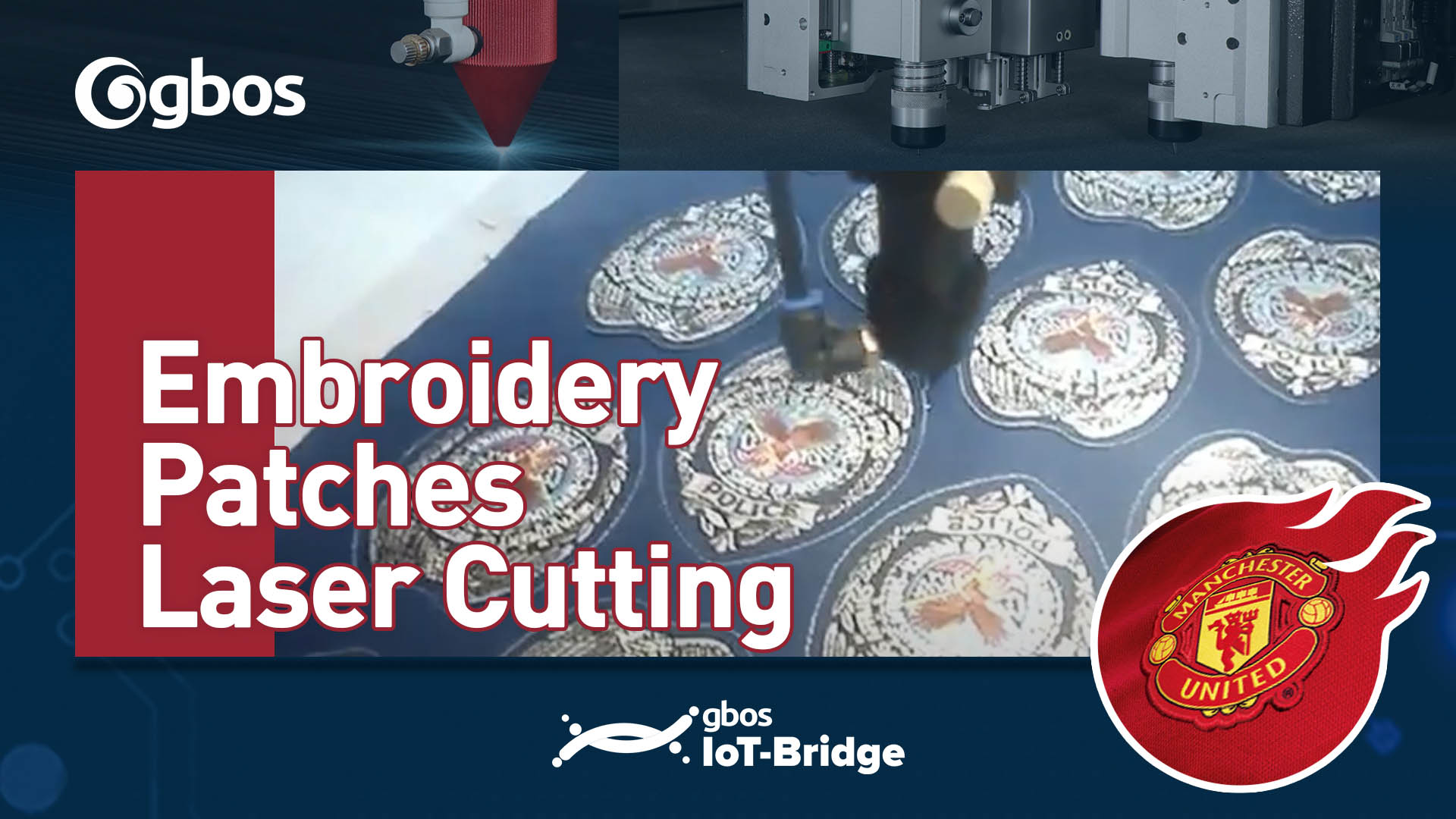 Emboridery Patches Laser Cutting