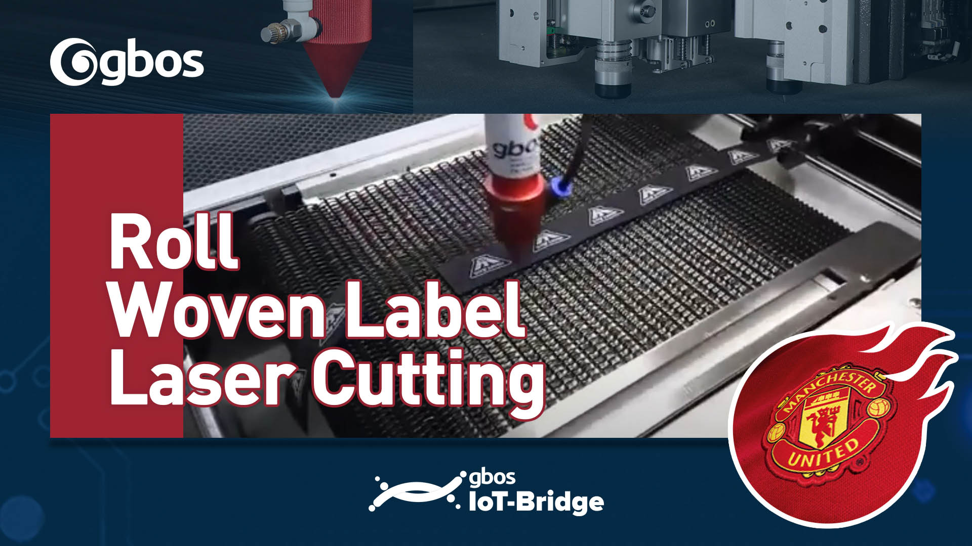 Roll Woven Label Laser Cutting