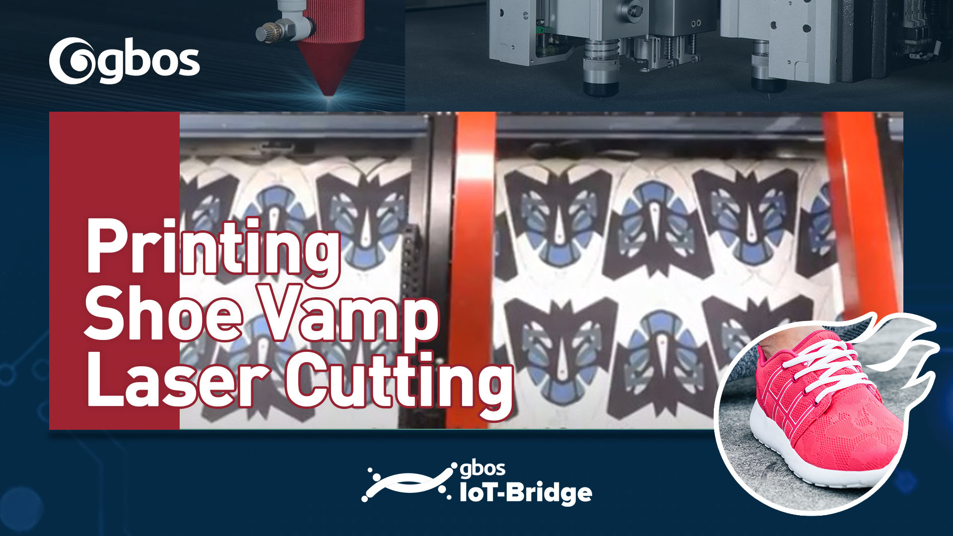 Printing Shoe Vamp Laser Cutting