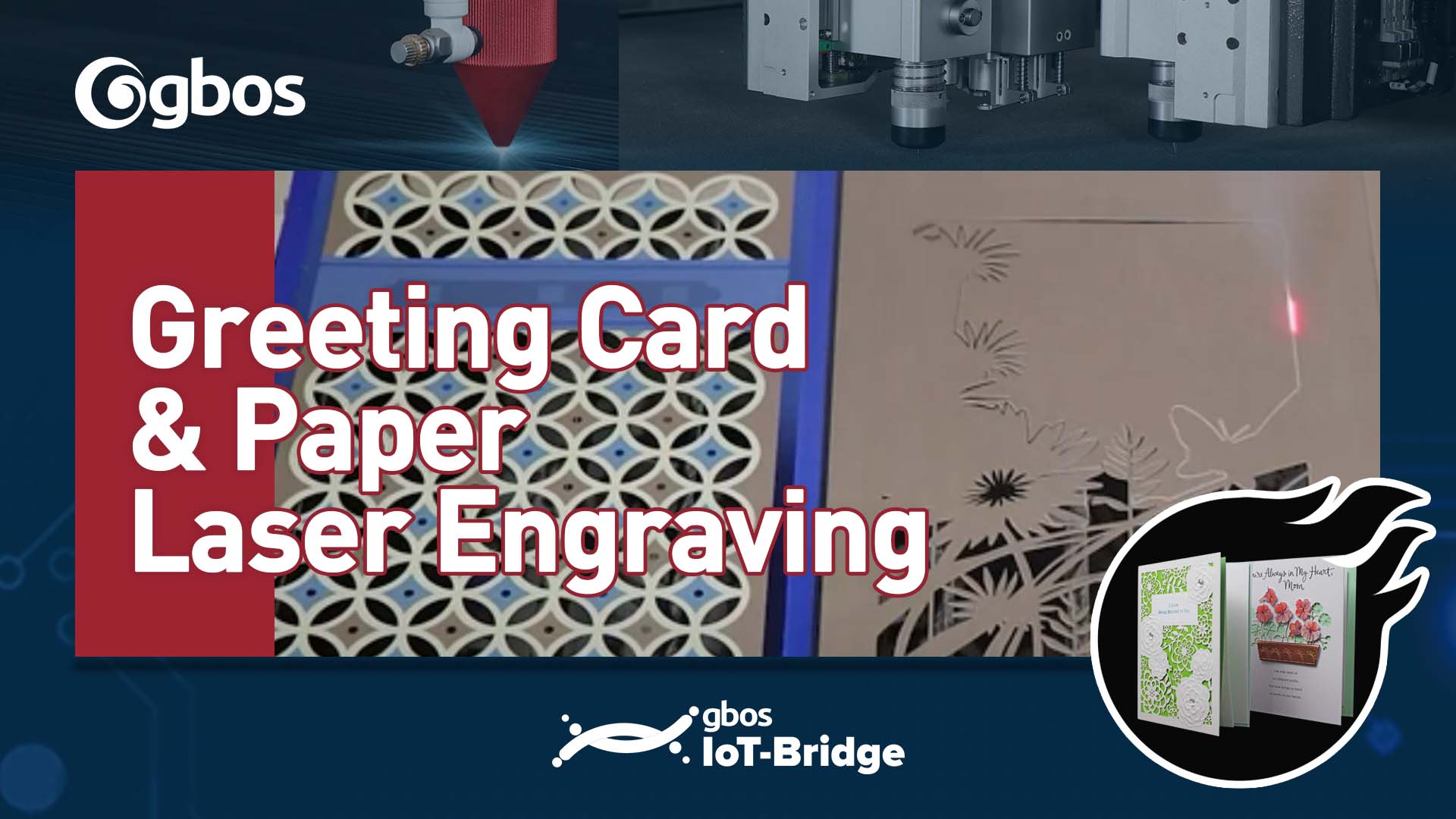 Greeting Card & Paper Laser Engraving