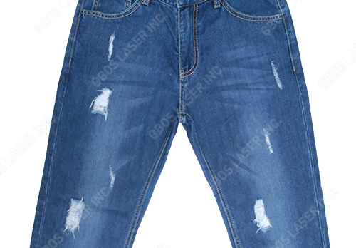 Denim láser Proceso en seco (Ripper)