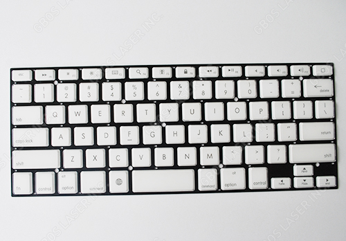 Marcação a laser de teclado