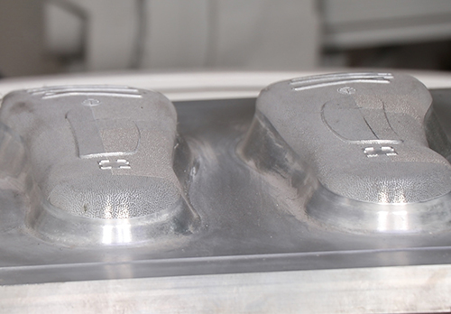 Shoe Mold Laser Engraving