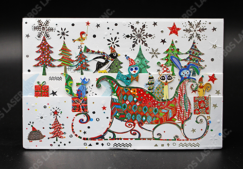 Christmas Card Laser Cutting