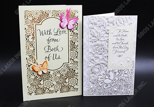 Greeting Card Laser Engraving