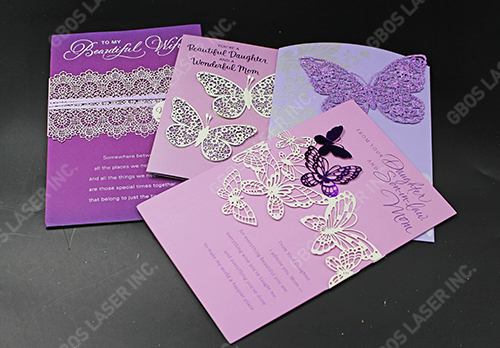 Greeting Card Laser Cutting Engraving Marking