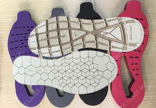 Marquage laser des semelles de chaussures