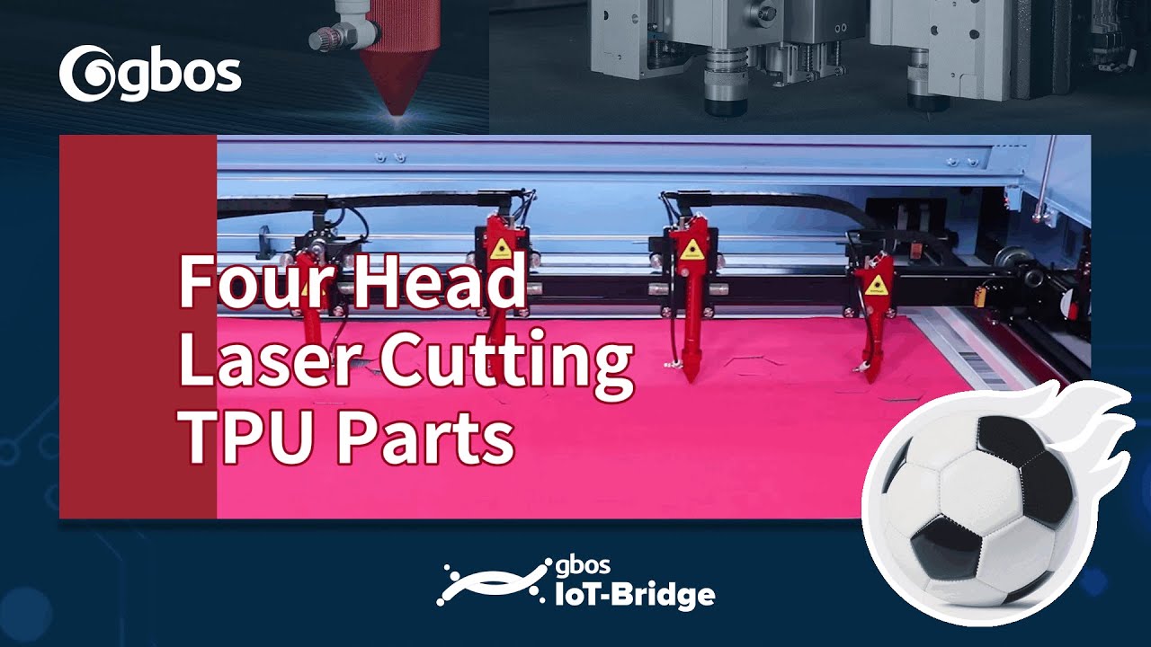 Four Head Laser Cutting TPU Parts