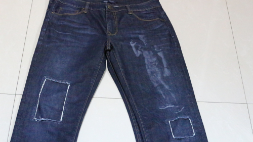 Denim Dry Process(All-over Laser Marking)