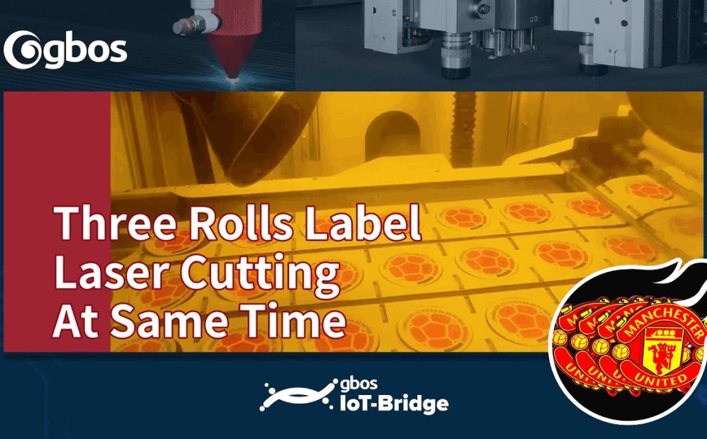 3롤 라벨 이음매 없는 절단