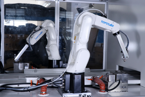 Sistem Perekatan Robot 6-Sumbu Ganda